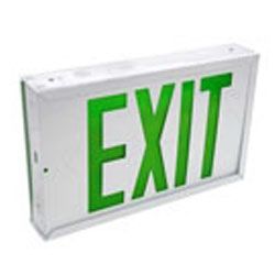 STEEL LED EXIT SIGN, AC ONLY