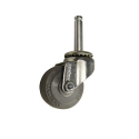 2" SWIVEL CASTER, SOFT RUBBER