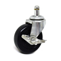 2-1/2" SWIVEL CASTER W/ BRAKE
