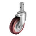 3" SWIVEL CASTER, POLYURETHANE