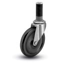 4" SWIVEL CASTER, POLYOLEFIN