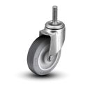 3" SWIVEL CASTER, THREADED