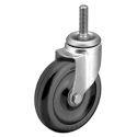 3" SWIVEL CASTER, POLYOLEFIN