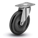 4" SWIVEL CASTER, POLYOLEFIN