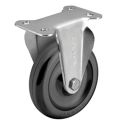 3" RIGID CASTER, POLYOLEFIN