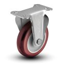 3" RIGID CASTER, POLYURETHANE