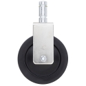 5" RIGID CASTER, RUBBER