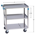 UTILITY CART - STAINLESS STEEL
