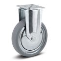 3" RIGID CASTER, RUBBER
