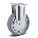 4" RIGID CASTER, RUBBER