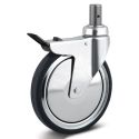 8" SWIVEL LOCK CASTER, POLY