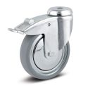 3" TOTAL LOCK CASTER, RUBBER