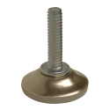 1-1/8" WHITE -NON-SWIVEL GLIDE
