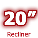 20in Solid Seat Wheelchair Recliners