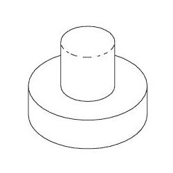 RUBBER BUMPER-3/PKG