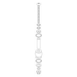 MOTOR SHOCK ASSY 4/PKG