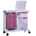 DBL LINEN HAMPER W/FOOTPEDAL