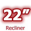 22in Solid Seat Wheelchair Recliners