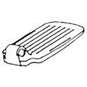 FOOTPLATE, ALUMINUM