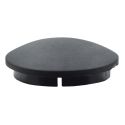 BLACK PLASTIC HUB CAP