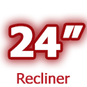 24in Solid Seat Wheelchair Recliners