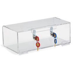 DOUBLE LOCK CLEAR ACRYLIC