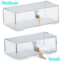 REFRIGERATOR LOCK BOX, CLEAR