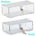 REFRIGERATOR LOCK BOX, CLEAR