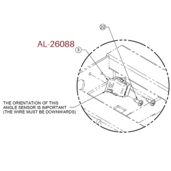 ANGLE SENSOR, FOOT, BASE,