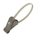 SECURITY CLIP W/NYLON TIE,