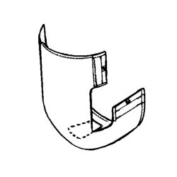 ONE-PIECE COMMODE SEAT & BACK