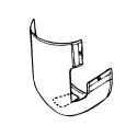 ONE-PIECE COMMODE SEAT & BACK