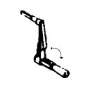 CRANK HANDLE - 5/8 SHAFT