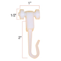 NYLON CUBICLE CURTAIN HOOK