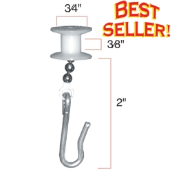 CUBICLE CURTAIN HOOK