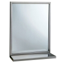 MIRROR/SHELF COMBO, STAINLESS