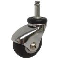 2" HOODED CASTER, NEOPRENE