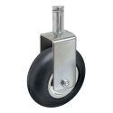 4" CART-WASHABLE RIGID CASTER