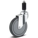 5" SWIVEL CASTER, POLYURETHANE