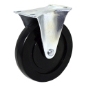 5" RIGID CASTER, SOFT RUBBER