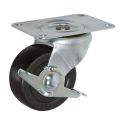 2" SWIVEL PLATE CASTER W/BRAKE