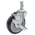 5" SWIVEL CASTER WITH BRAKE