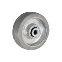 5" RUBBER ON ALUMINUM WHEEL