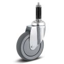 5" SWIVEL CASTER, TPR