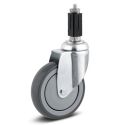 5" SWIVEL CASTER, POLYURETHANE