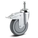 3" TOTAL LOCK CASTER, TPR