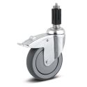 5" TOTAL LOCK CASTER, TPR
