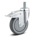 5" TOTAL LOCK CASTER, TPR