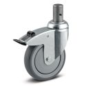 5" SWIVEL LOCK CASTER, POLY