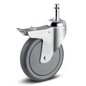 5" TOTAL LOCK CASTER, POLY